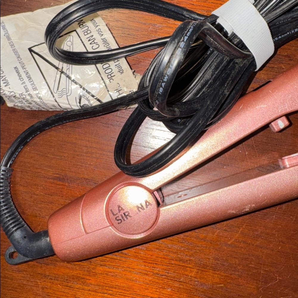 La Sirena Hair Straightener 2-in-1 Tool Straightens Curls Tested-Works! - Picture 3 of 5